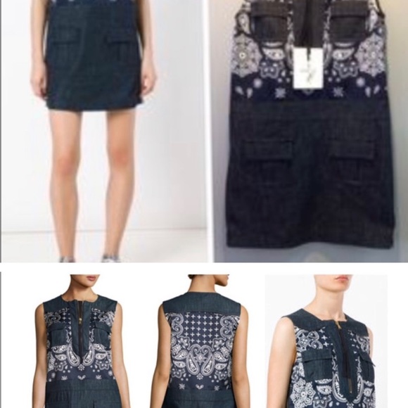 Moncler denim dress , new with tag size M/L - Picture 3 of 5